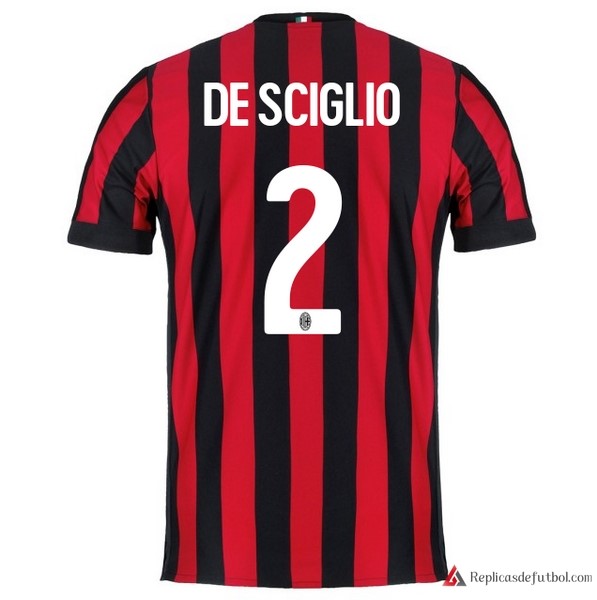Camiseta Milan Primera equipación Desciglio 2017-2018